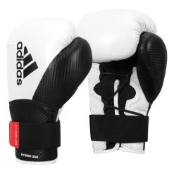 Adidas Hybrid 250 Training Gloves -Boxing Shop ADIH250TG WH BK 2