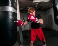 TITLE Boxeo Mexican Leather Training Gloves Quatro -Boxing Shop BATGE4RDWH 1