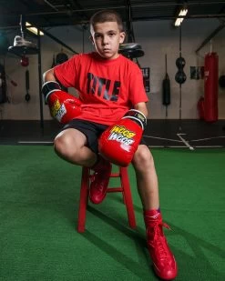 BOOM BOOM Boxing Striker Youth Boxing Gloves 31 BOOM BOOM Boxing Striker Youth Boxing Gloves -Boxing Shop BBSBGY2RD 4 3