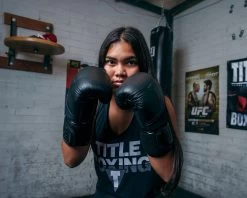 TITLE Black Blitz Fit Boxing Gloves -Boxing Shop BKBFGBK 2