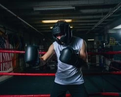 TITLE Black Training Headgear -Boxing Shop BKTHGBK 2