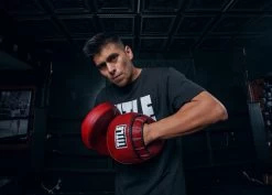 TITLE Boxing Blood Red Leather Punch Mitts 12 TITLE Boxing Blood Red Leather Punch Mitts -Boxing Shop BRMMPMRD 4