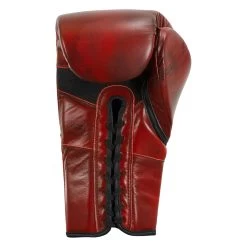 TITLE Boxing Blood Red Leather Sparring Gloves 12 TITLE Boxing Blood Red Leather Sparring Gloves -Boxing Shop BRSG 4