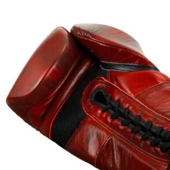 TITLE Boxing Blood Red Leather Sparring Gloves 13 TITLE Boxing Blood Red Leather Sparring Gloves -Boxing Shop BRSG 5