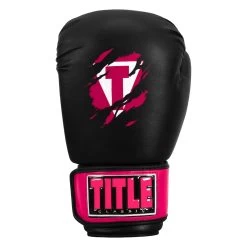 TITLE Classic Shredded Boxing Gloves -Boxing Shop CABG10 BK HPK 03
