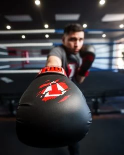 TITLE Classic Shredded Boxing Gloves -Boxing Shop CABG10BKRD 3