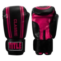 TITLE Classic Speed Boxing Gloves -Boxing Shop CABG12 BK PK 1