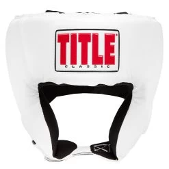TITLE Classic USA Boxing Competition Headgear – Open Face 38 TITLE Classic USA Boxing Competition Headgear – Open Face -Boxing Shop CACHX1 WH 2