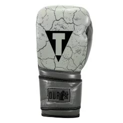 TITLE Boxing Roberto Duran Stone Leather Training Gloves -Boxing Shop DHSTG GR BK 3