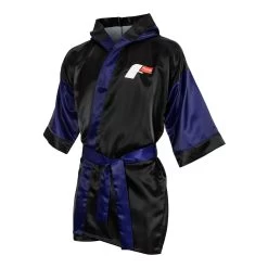 Fighting Full Length Robe -Boxing Shop FFLR BK BL 2 900cdb4e ee88 45f5 a51d a74c72dcb76f