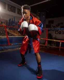 Fighting Full Length Robe -Boxing Shop FFLRRDBL 1