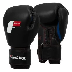 Fighting Leather Heavy Bag Gloves -Boxing Shop FLHBG2 BK 2