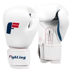 Fighting Leather Heavy Bag Gloves -Boxing Shop FLHBG2 WH 2