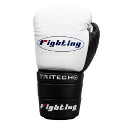 Fighting Tri-Tech Tenacious Lace Training Gloves -Boxing Shop FS3TTGL WH BK 003