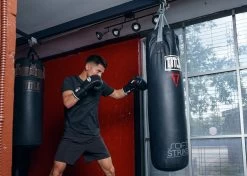 Fighting Fury Professional Lace Training Gloves -Boxing Shop FSFTGLBK 1