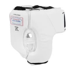 Fighting USA Boxing Competition Open Face Headgear -Boxing Shop FSUOH WH 3