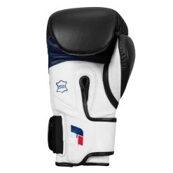 Fighting Ferocity Leather Bag Gloves -Boxing Shop FTGBG BK WH BL 4