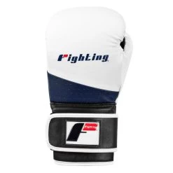 Fighting Ferocity Leather Bag Gloves -Boxing Shop FTGBG WH BK BL 3