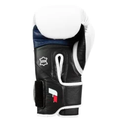 Fighting Ferocity Leather Bag Gloves -Boxing Shop FTGBG WH BK BL 4