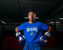 Fighting Force Leather Bag Gloves -Boxing Shop FTGFBGBLWHBK 2