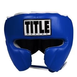 TITLE Boxing Leather Sparring Headgear -Boxing Shop FTHG BL 2