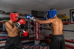 TITLE Boxing Leather Sparring Headgear -Boxing Shop FTHGBL