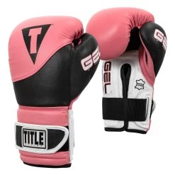 TITLE Boxing Gel Suspense Training Gloves -Boxing Shop GSTGE PK BK 02