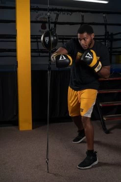 TITLE Boxing Gel Suspense V2T Training Gloves -Boxing Shop GSTGEV2TBK YE