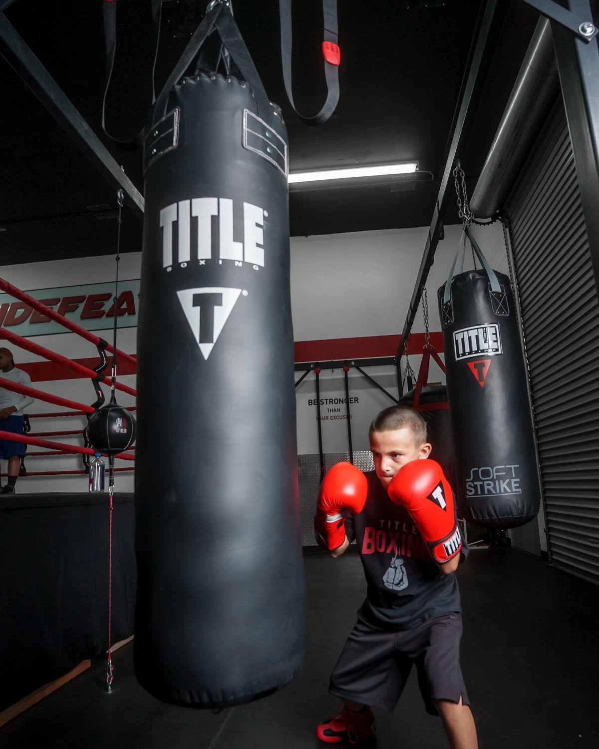 TITLE Boxing Soft Fill Punching Bag 2 TITLE Boxing Soft Fill Punching Bag - Image 2