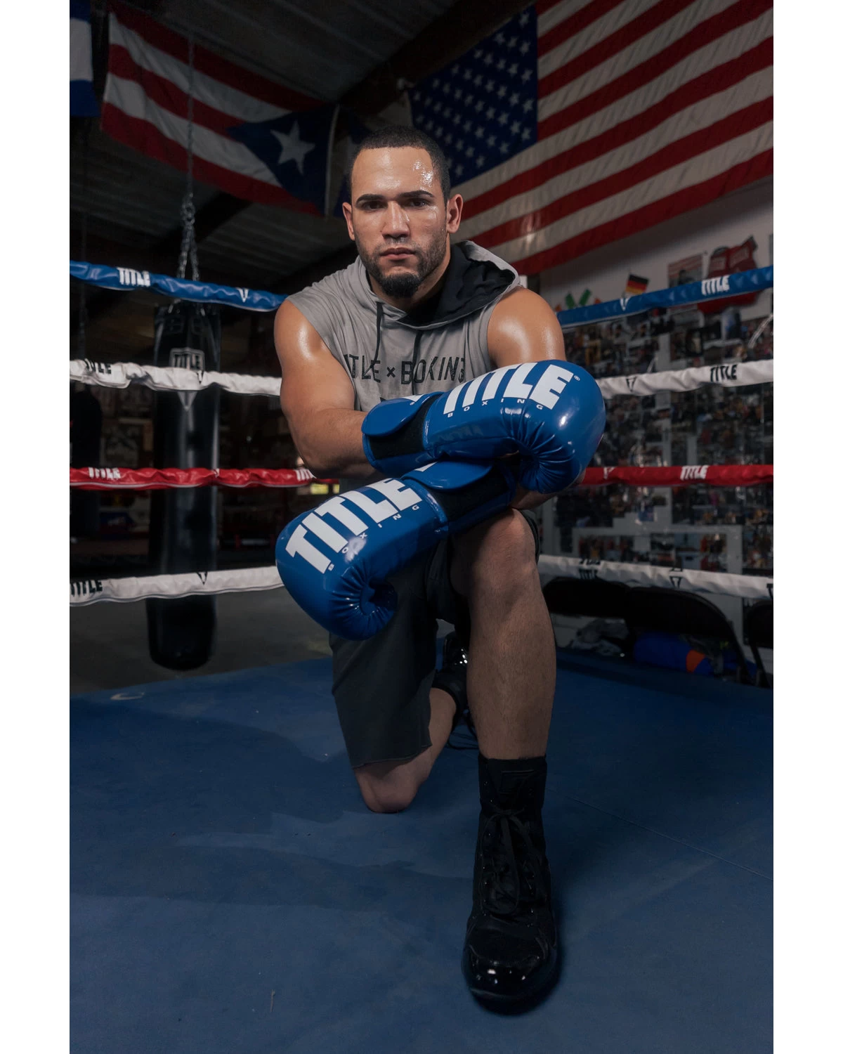 TITLE Boxing Inferno Intensity Elastic Training Gloves 10 TITLE Boxing Inferno Intensity Elastic Training Gloves - Image 10