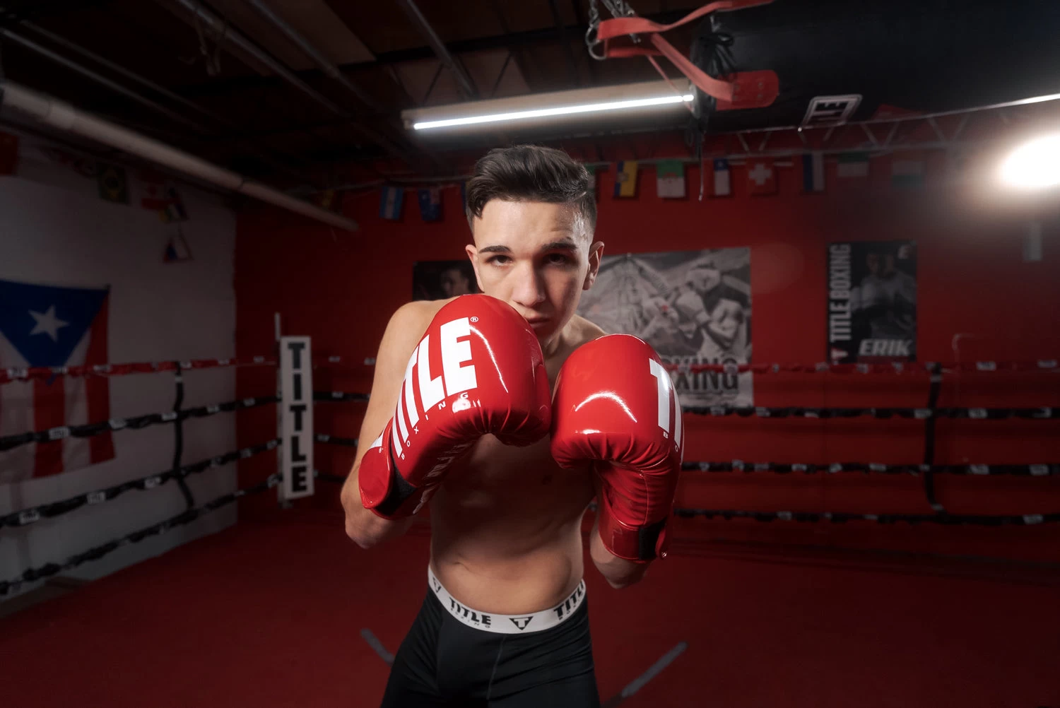 TITLE Boxing Inferno Intensity Elastic Training Gloves 18 TITLE Boxing Inferno Intensity Elastic Training Gloves - Image 18