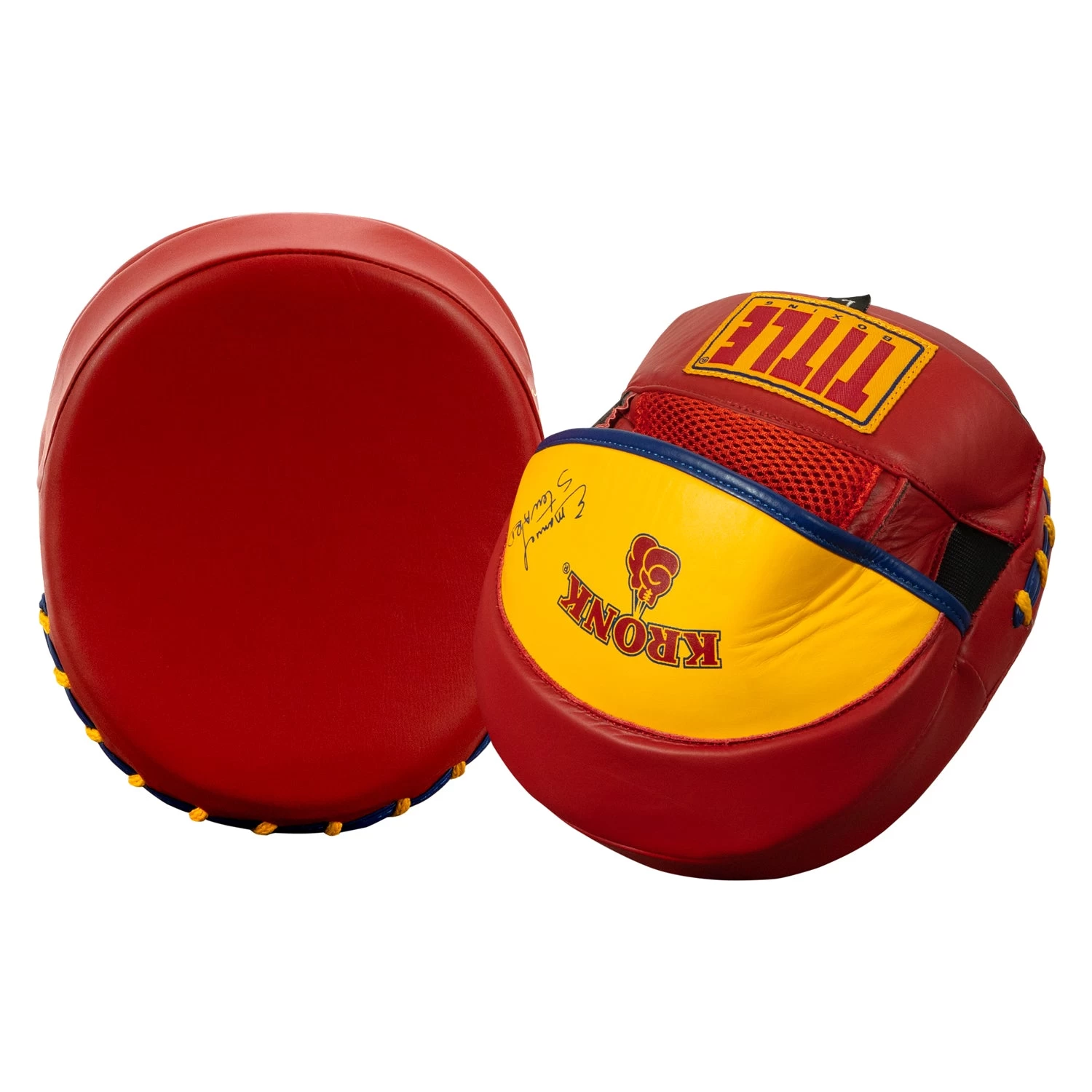 Emanuel Steward's KRONK Boxing Gym Leather Punch Mitts 1 Emanuel Steward's KRONK Boxing Gym Leather Punch Mitts