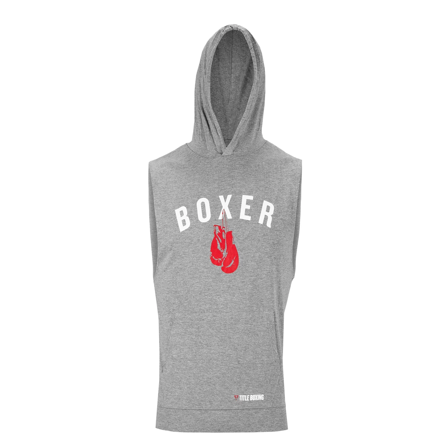 TITLE Boxing Boxer Muscle Hoodie Tee 3 TITLE Boxing Boxer Muscle Hoodie Tee - Image 3