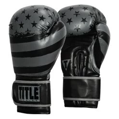 TITLE Boxing Liberty Bag Gloves -Boxing Shop LBTBG BK GR 2