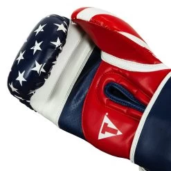 TITLE Boxing Liberty Bag Gloves -Boxing Shop LBTBG RD WH BL 5