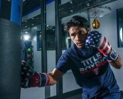 TITLE Boxing Liberty Bag Gloves -Boxing Shop LBTBGRDWHBL 1