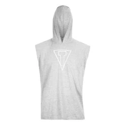 TITLE Boxing Outline Sleeveless Hoodie -Boxing Shop LTA3 GR 2