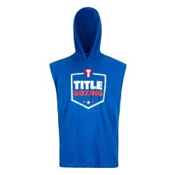 TITLE Boxing Jumbo Logo Sleeveless Hoodie -Boxing Shop LTA4 BL 2
