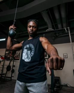 TITLE Boxing Vintage Hanging Gloves Tank 16 TITLE Boxing Vintage Hanging Gloves Tank -Boxing Shop LTA7BK 2