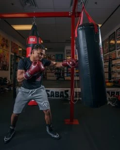 TITLE Boxing Old School Leather Bag Gloves 2.0 -Boxing Shop OSLBG2MR 3 1