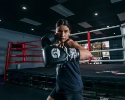 Pro Mex Professional Lace Sparring Gloves V3.0 -Boxing Shop PMTGL3BK 1