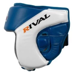 Rival Boxing Amateur Competition Headgear -Boxing Shop RHGC2 BL WH 3