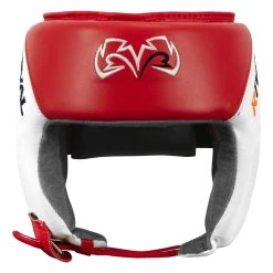 Rival Boxing Amateur Competition Headgear -Boxing Shop RHGC2 RD WH 2