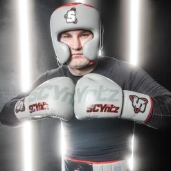SCYntz Leather Headgear -Boxing Shop SCYHGGRRD 1