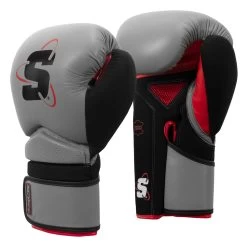 SCYntz Leather Training Gloves -Boxing Shop SCYTG GR BK 02