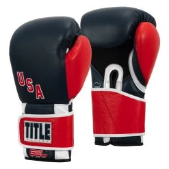 TITLE Boxing Sugar Ray Leonard 1976 Montreal Special Edition Leather Training Gloves -Boxing Shop SRLOTG 2