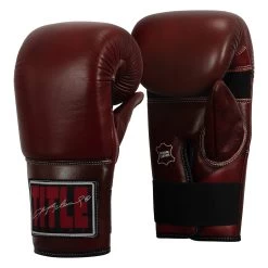 TITLE Boxing Sugar Ray Leonard Throwback Leather Bag Gloves -Boxing Shop SRLTLBG 2