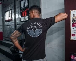 TITLE Boxing Crosshair Tee -Boxing Shop TBCT162BK 2