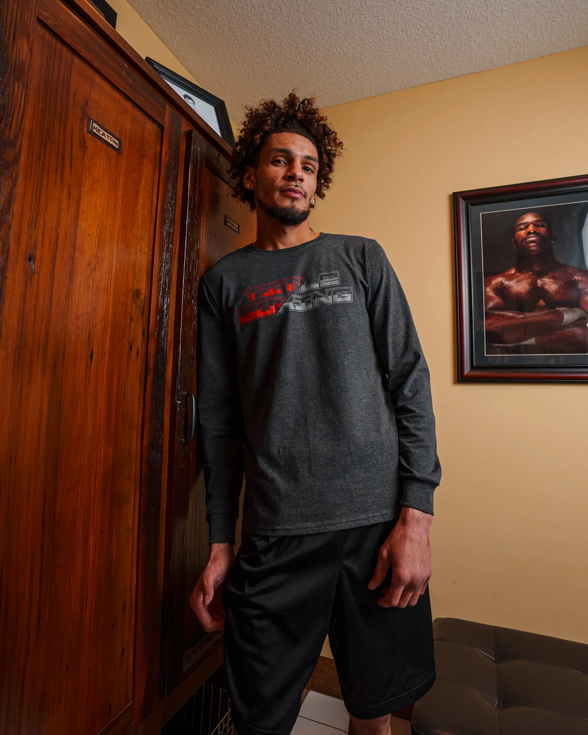 TITLE Boxing Split Label Performance Long Sleeve Tee 2 TITLE Boxing Split Label Performance Long Sleeve Tee - Image 2