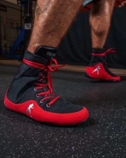TITLE Boxing Engage Mesh Boxing Shoes -Boxing Shop TBS40RDBK 1